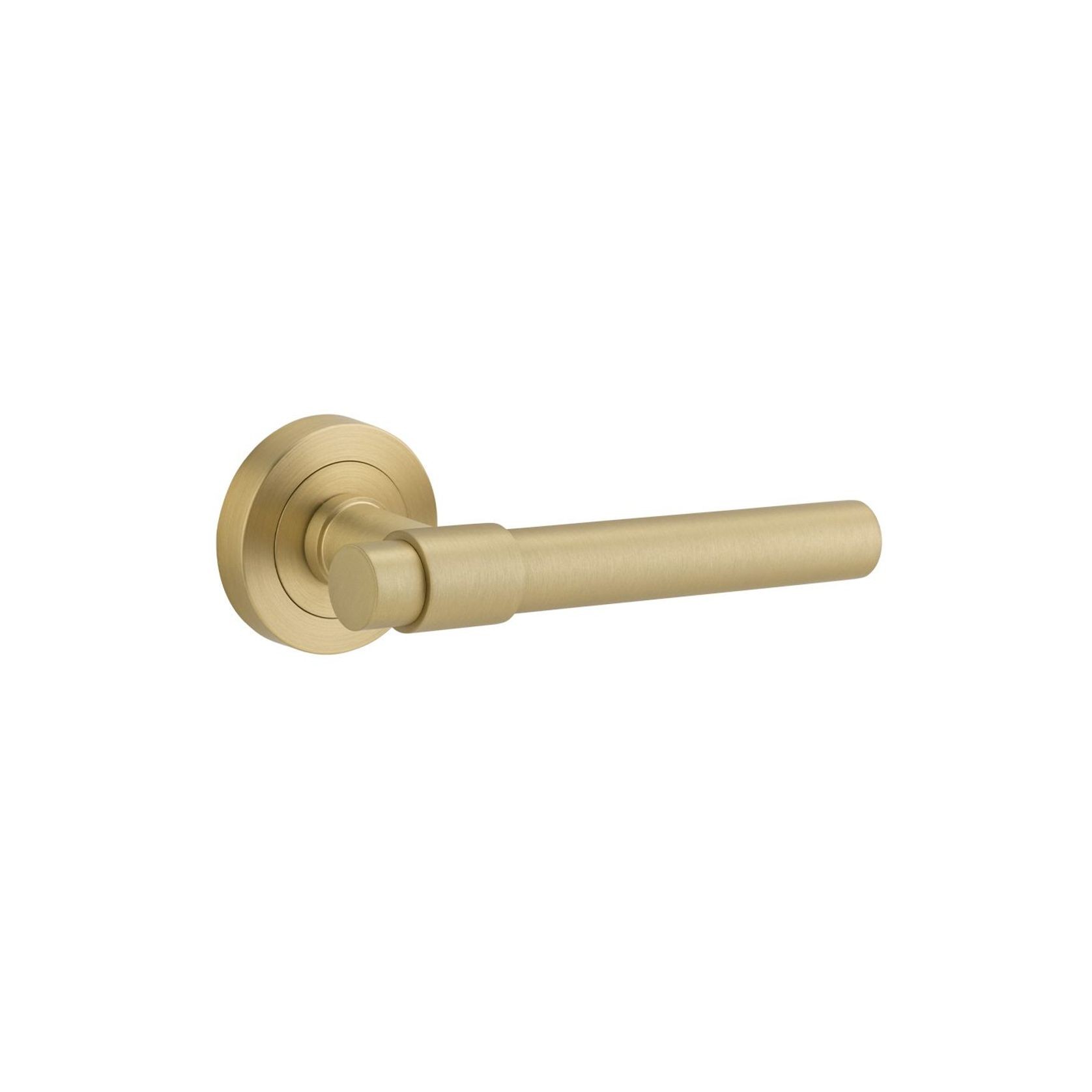 Iver Helsinki Door Lever Handle on Round Rose gallery detail image