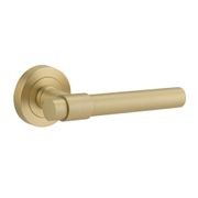 Iver Helsinki Door Lever Handle on Round Rose gallery detail image