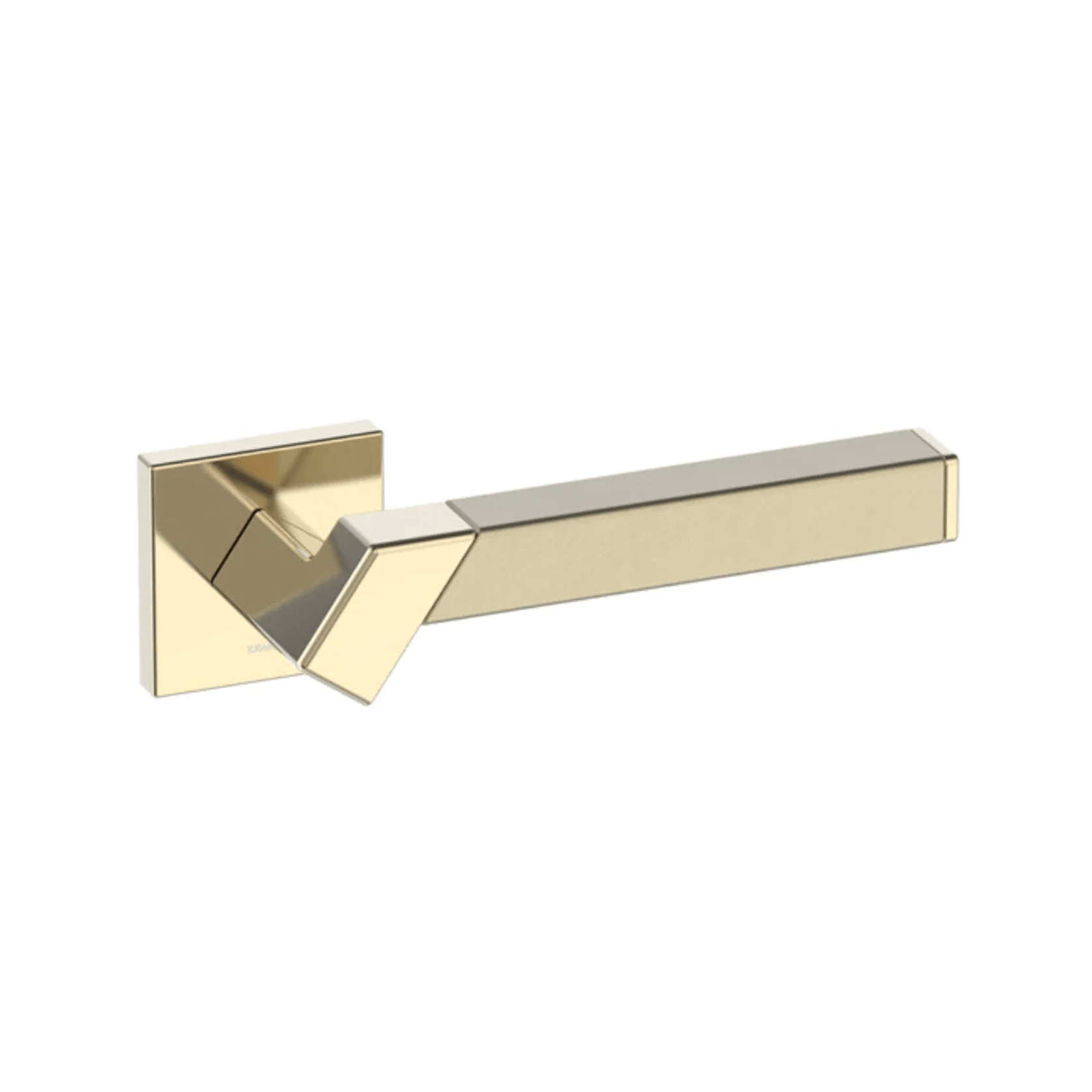 Kawajun Solid Brass and Vertigo Door Leverset TBT gallery detail image