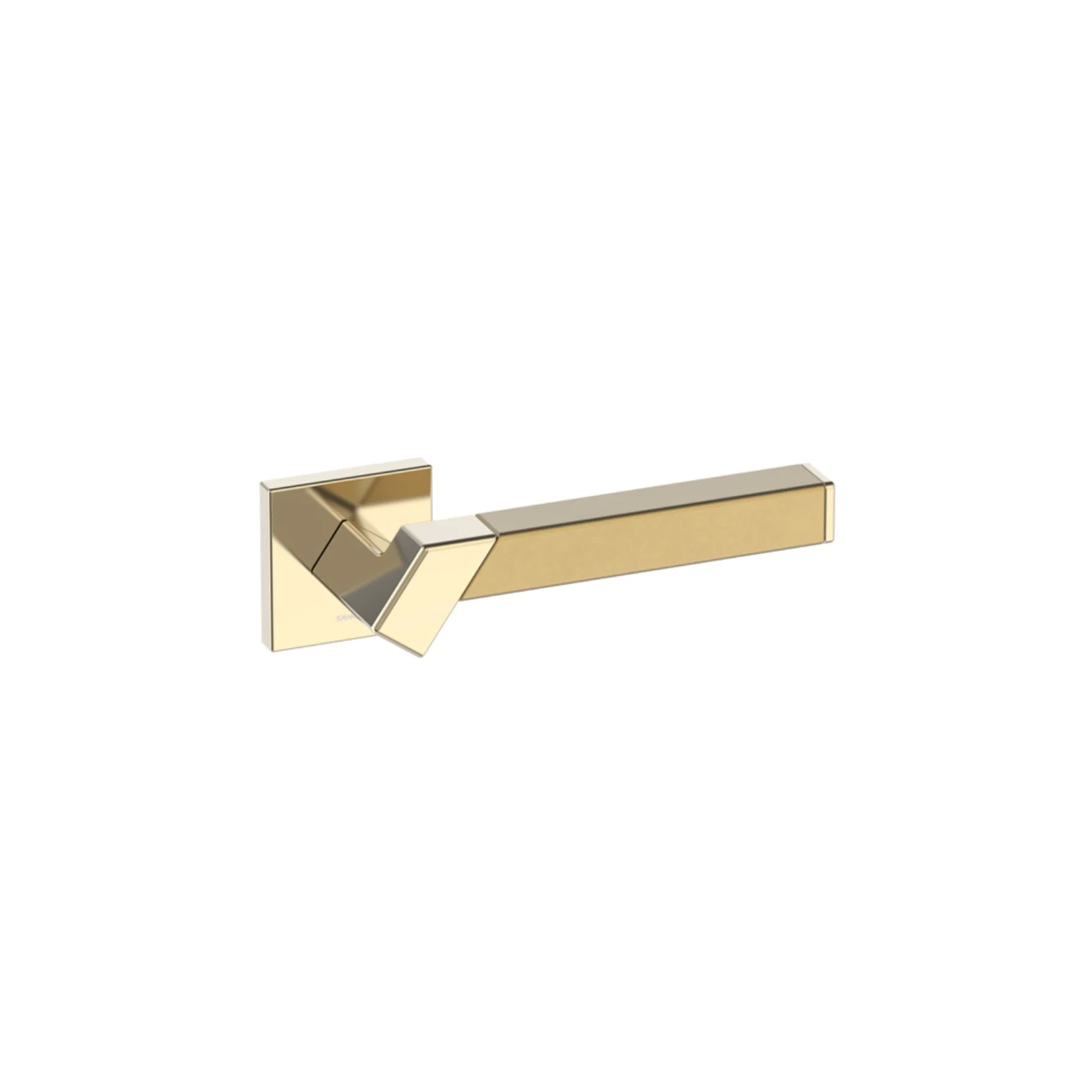 Kawajun Solid Brass and Vertigo Door Leverset TBT gallery detail image