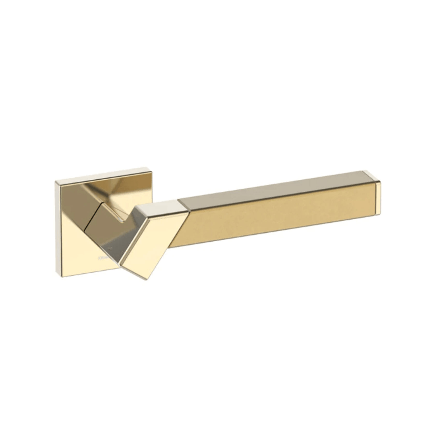 Kawajun Solid Brass and Vertigo Door Leverset TBT gallery detail image