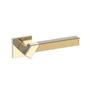 Kawajun Solid Brass and Vertigo Door Leverset TBT gallery detail image
