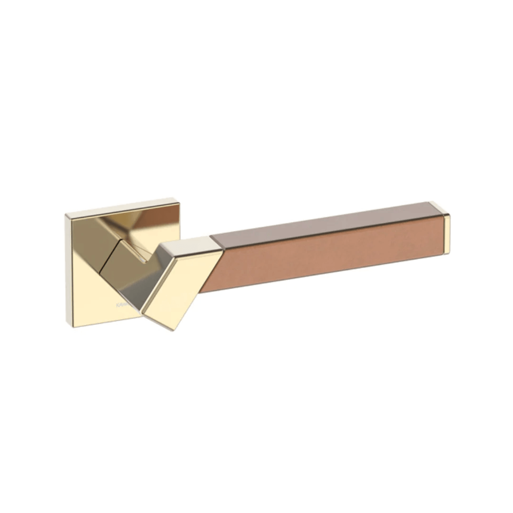 Kawajun Solid Brass and Vertigo Door Leverset TBT gallery detail image