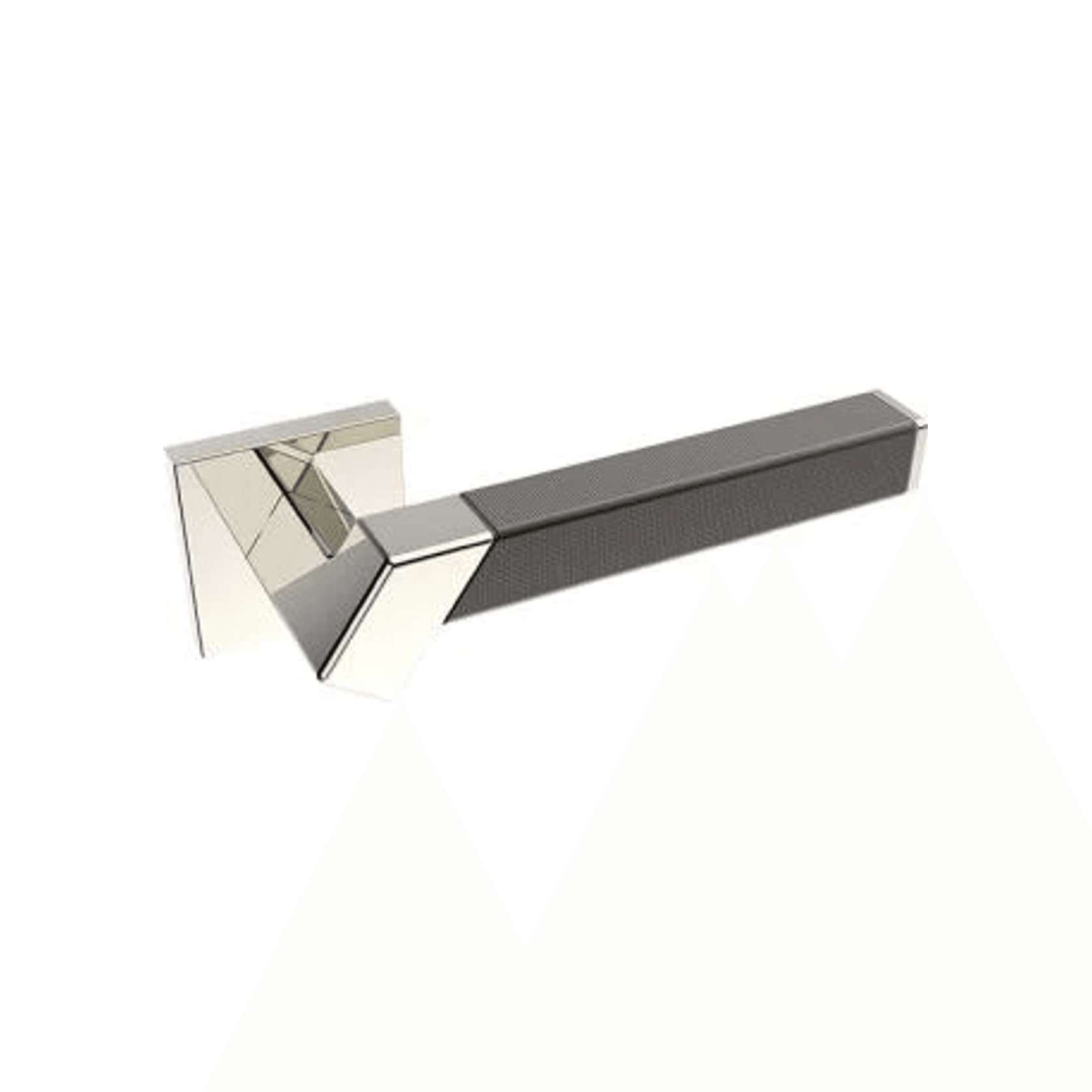 Kawajun Solid Brass and Weave Etched Door Leverset TBT gallery detail image