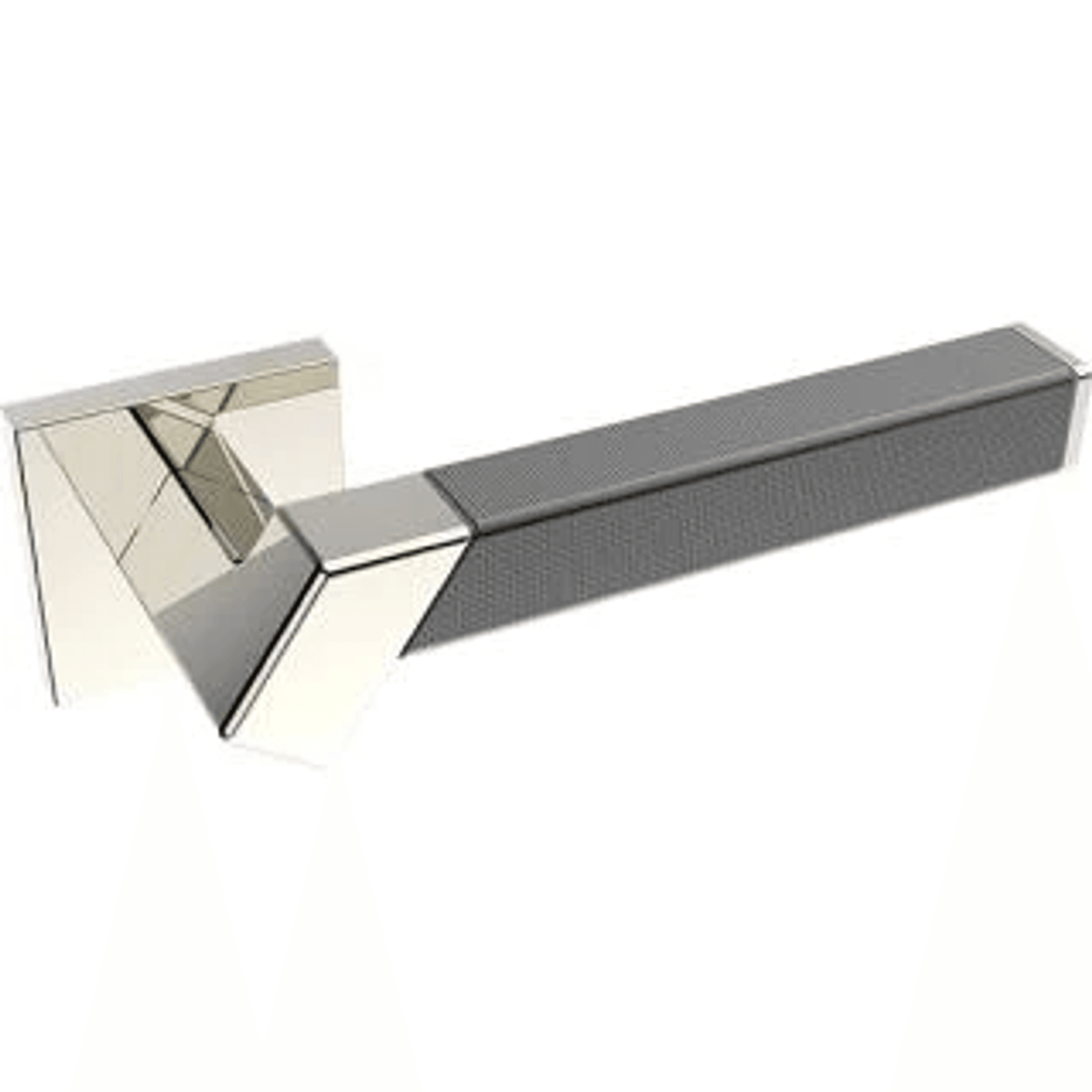 Kawajun Solid Brass and Weave Etched Door Leverset TBT gallery detail image