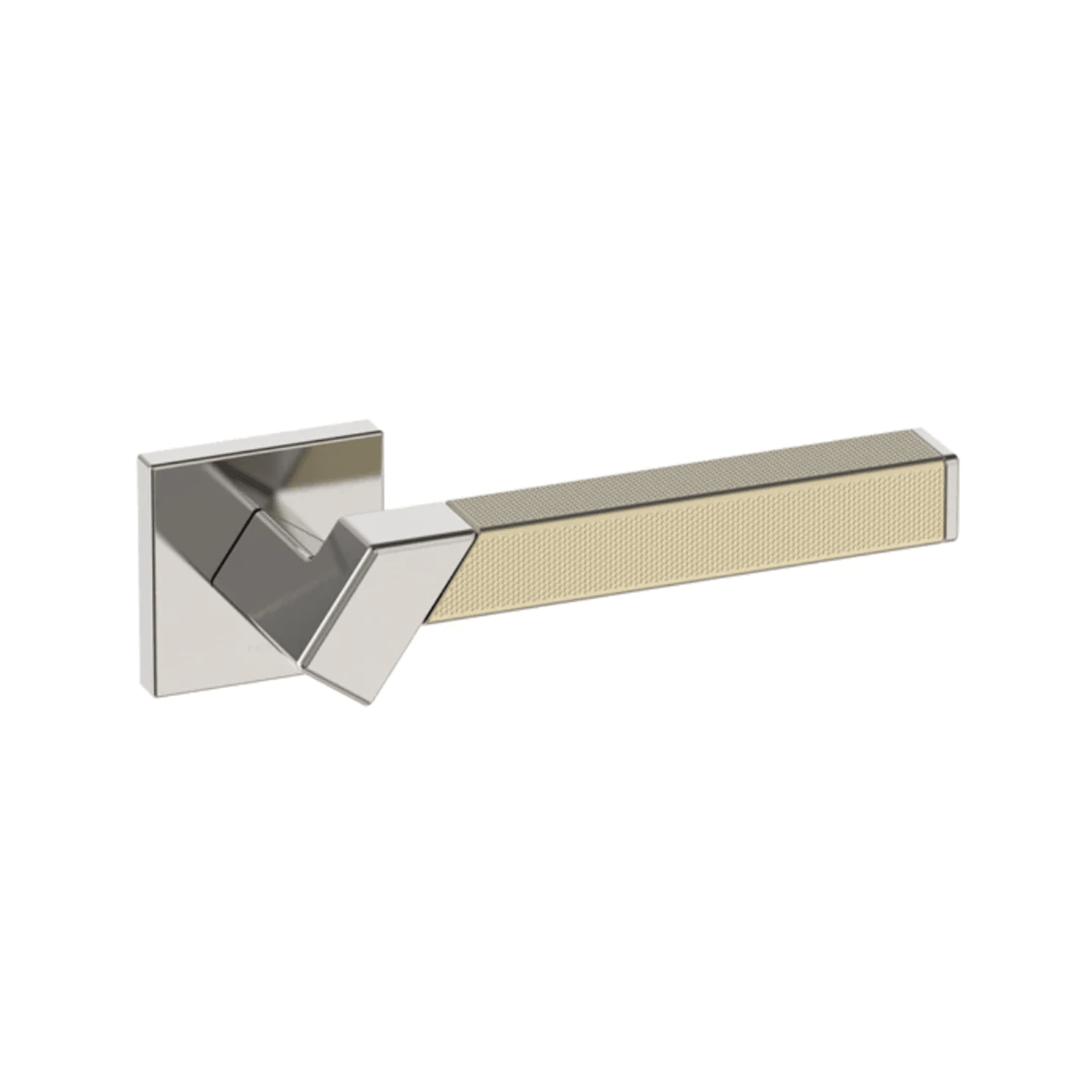 Kawajun Solid Brass and Triune Etched Door Leverset TBT gallery detail image