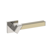 Kawajun Solid Brass and Triune Etched Door Leverset TBT gallery detail image