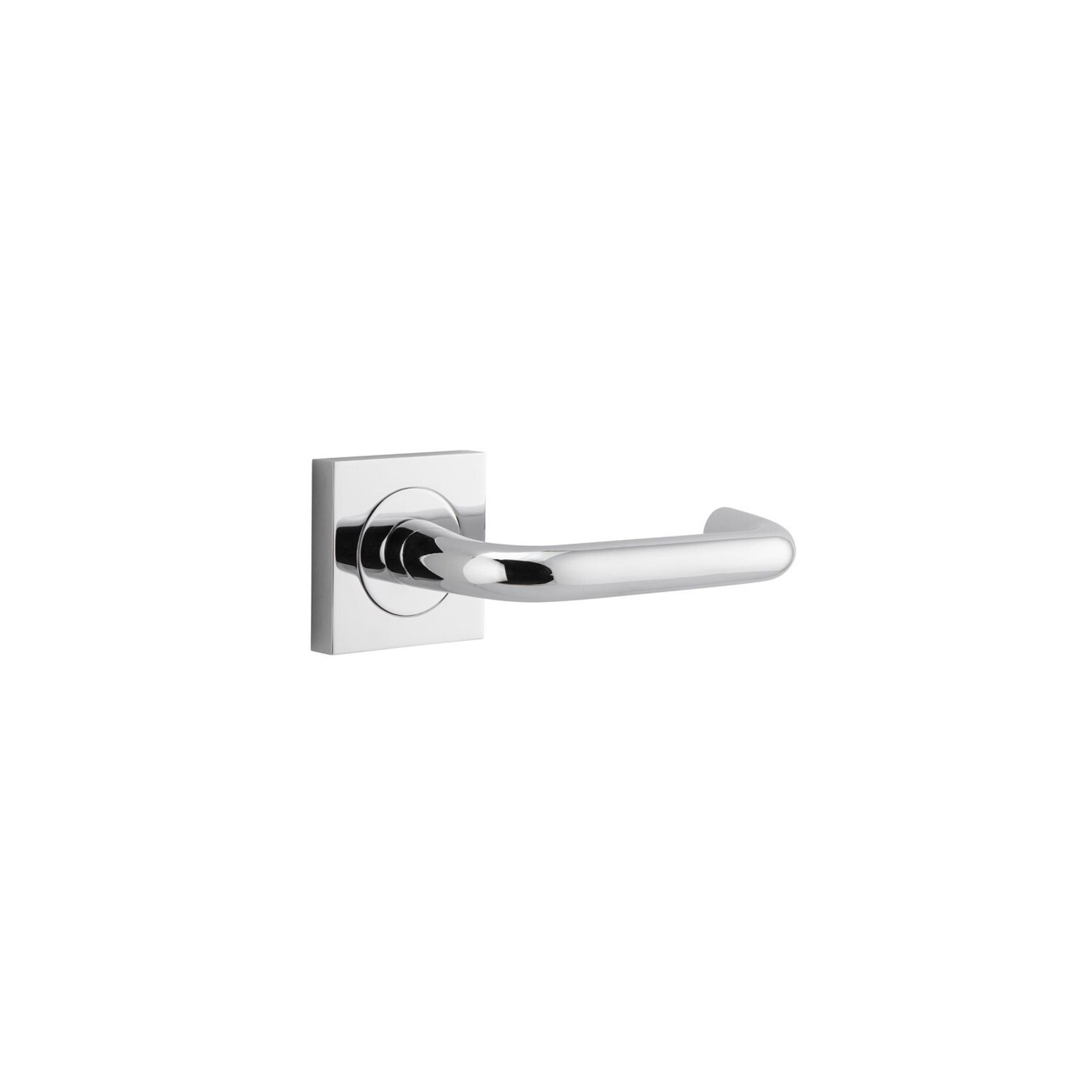 Iver Oslo Square Lever Door Handle on Rose Passage gallery detail image