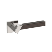 Kawajun Solid Brass and K-Wood Door Leverset TBT gallery detail image