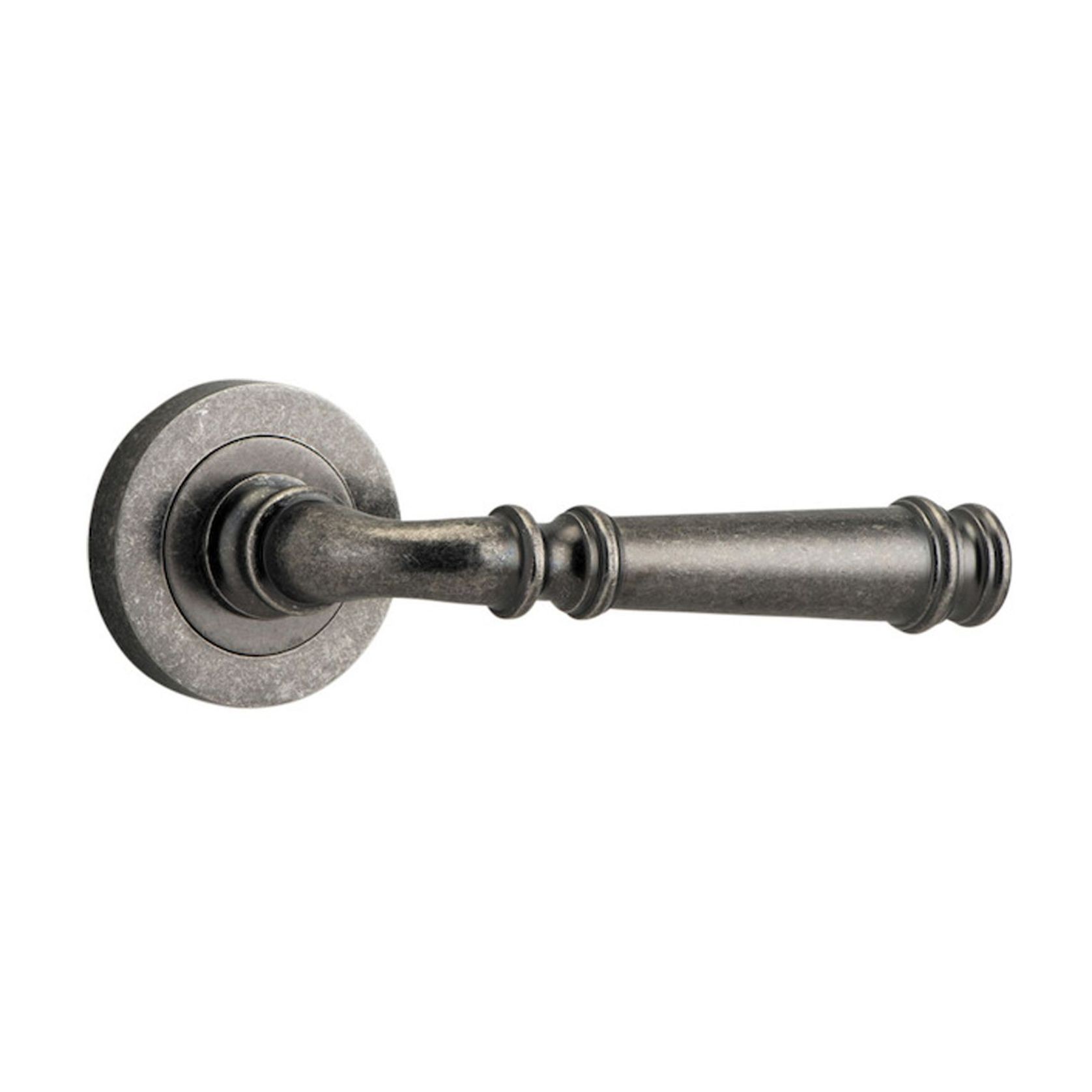 Iver Verona Door Lever Handle on Round Rose gallery detail image