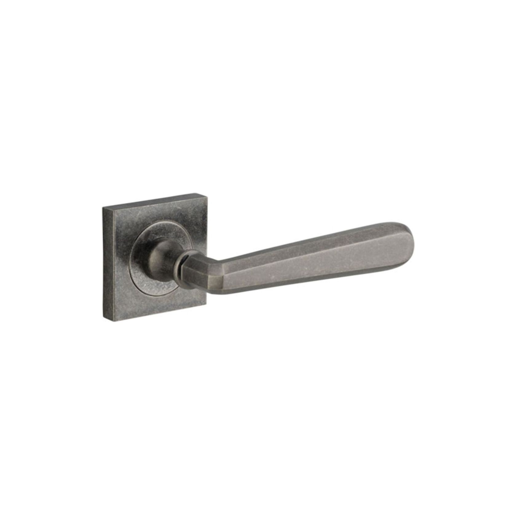 Iver Copenhagen Door Lever Handle on Square Rose gallery detail image