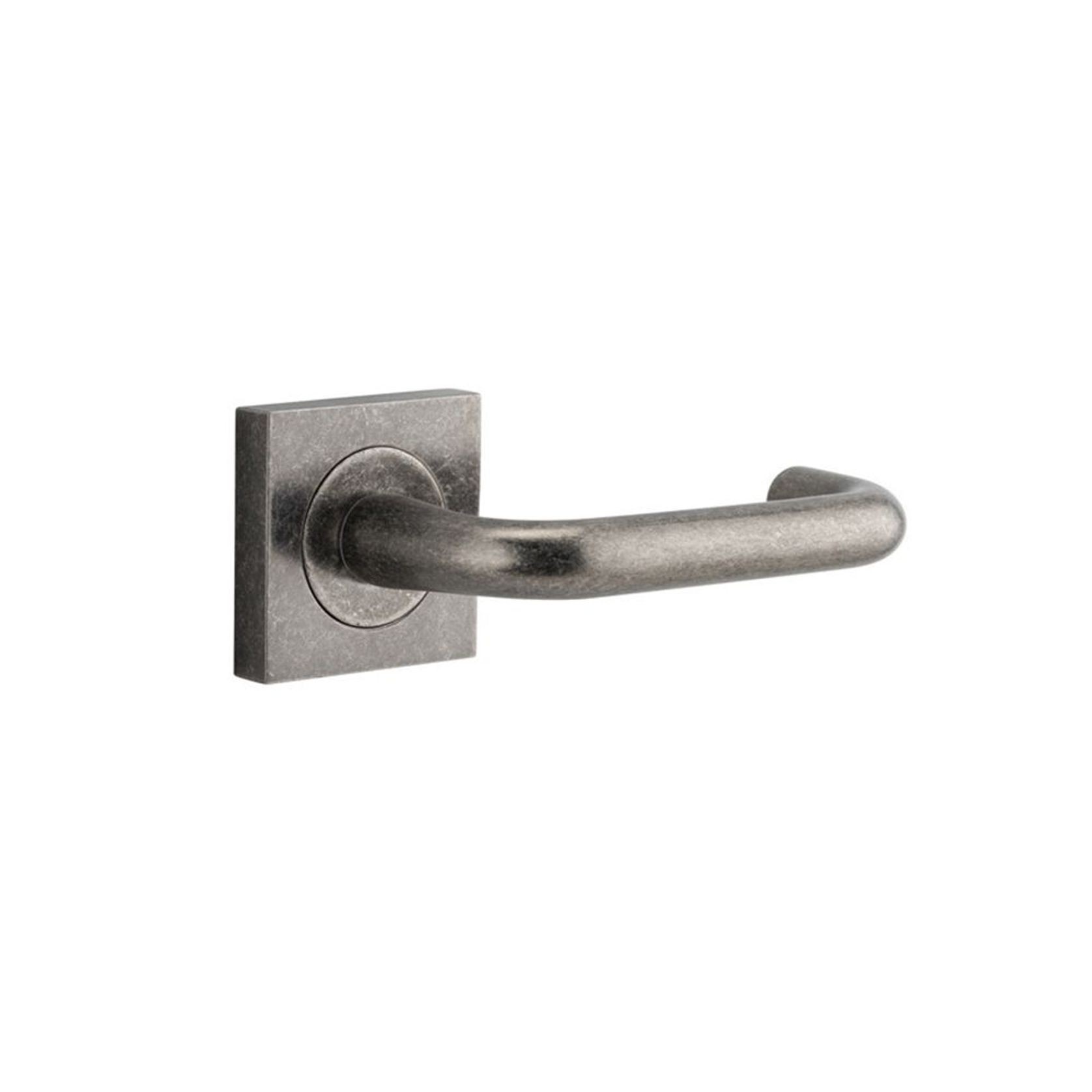Iver Oslo Square Lever Door Handle on Rose Passage gallery detail image