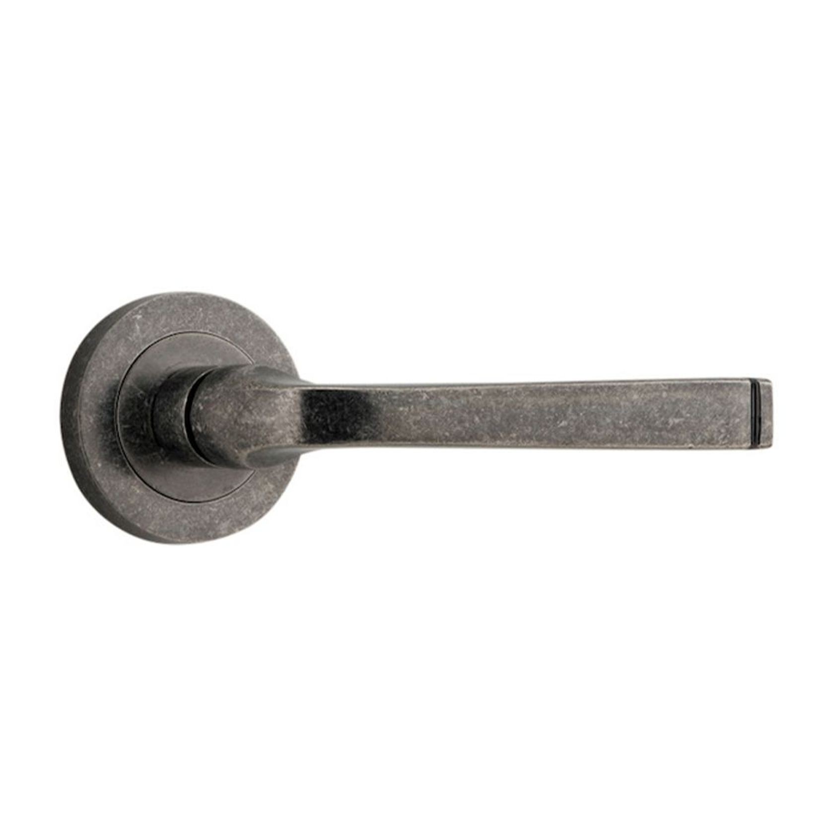 Iver Annecy Door Lever Handle on Round Rose gallery detail image