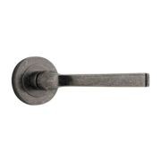 Iver Annecy Door Lever Handle on Round Rose gallery detail image