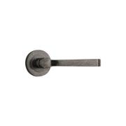 Iver Annecy Door Lever Handle on Round Rose gallery detail image