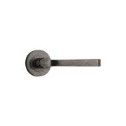 Iver Annecy Door Lever Handle on Round Rose gallery detail image