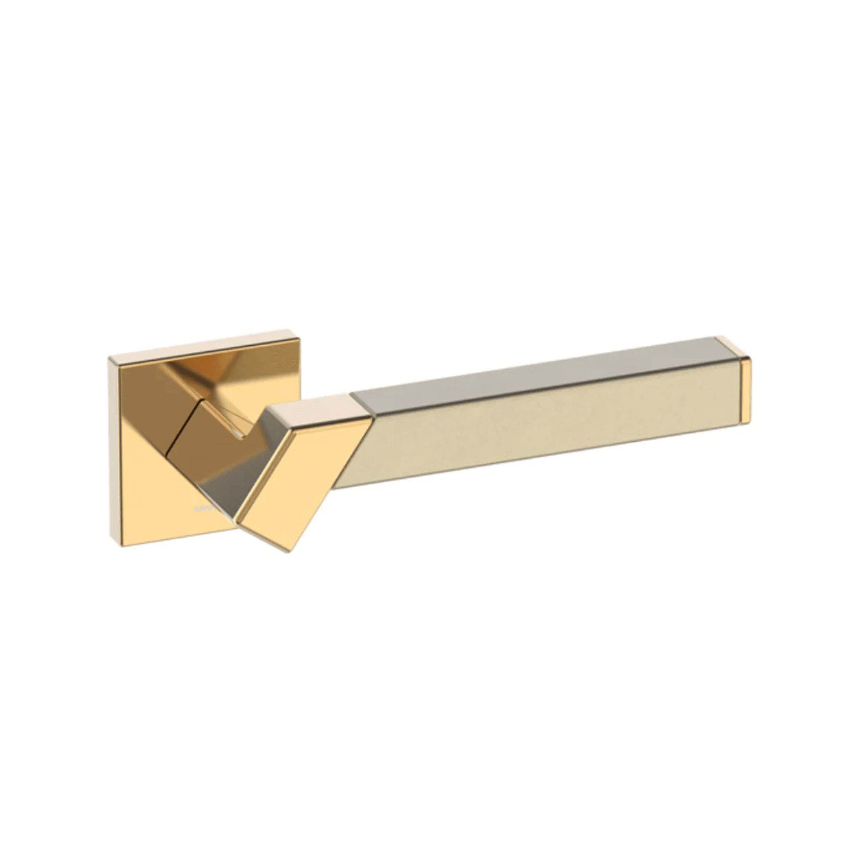 Kawajun Solid Brass and Vertigo Door Leverset TBT gallery detail image