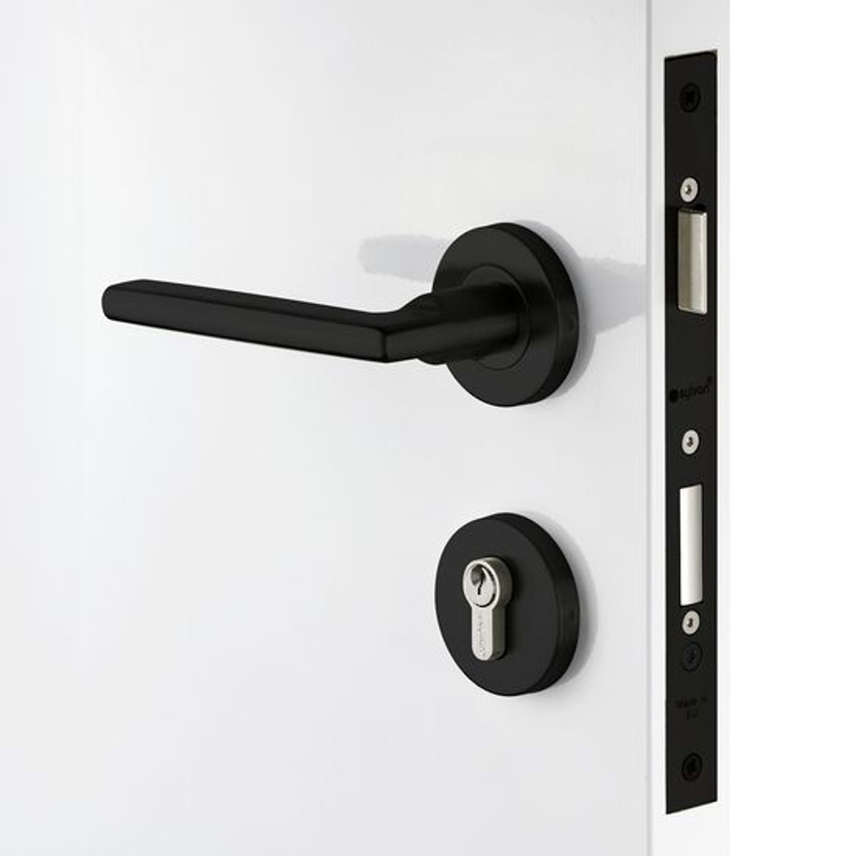 Lagos Entrance Lever Set HSI-20RK.BLACK gallery detail image