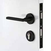 Lagos Entrance Lever Set HSI-20RK.BLACK gallery detail image