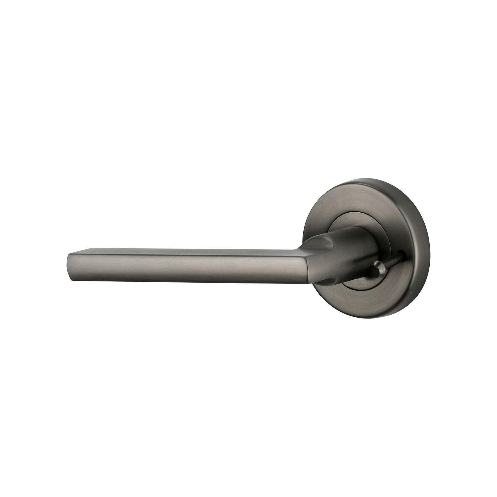 Asti Privacy Lever Handle Graphite I-90BK.G gallery detail image