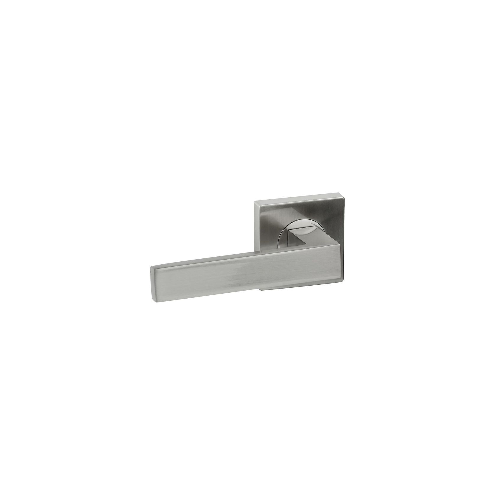 Savona Passage Lever Handle Satin Nickel gallery detail image
