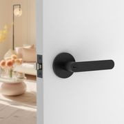 Jun Lever Handle In Matt Black gallery detail image