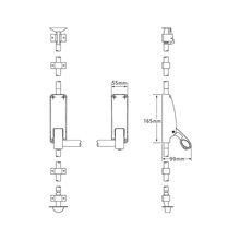 Briton Panic Bar Pack DBL Door Selector Lever LPED008 gallery detail image