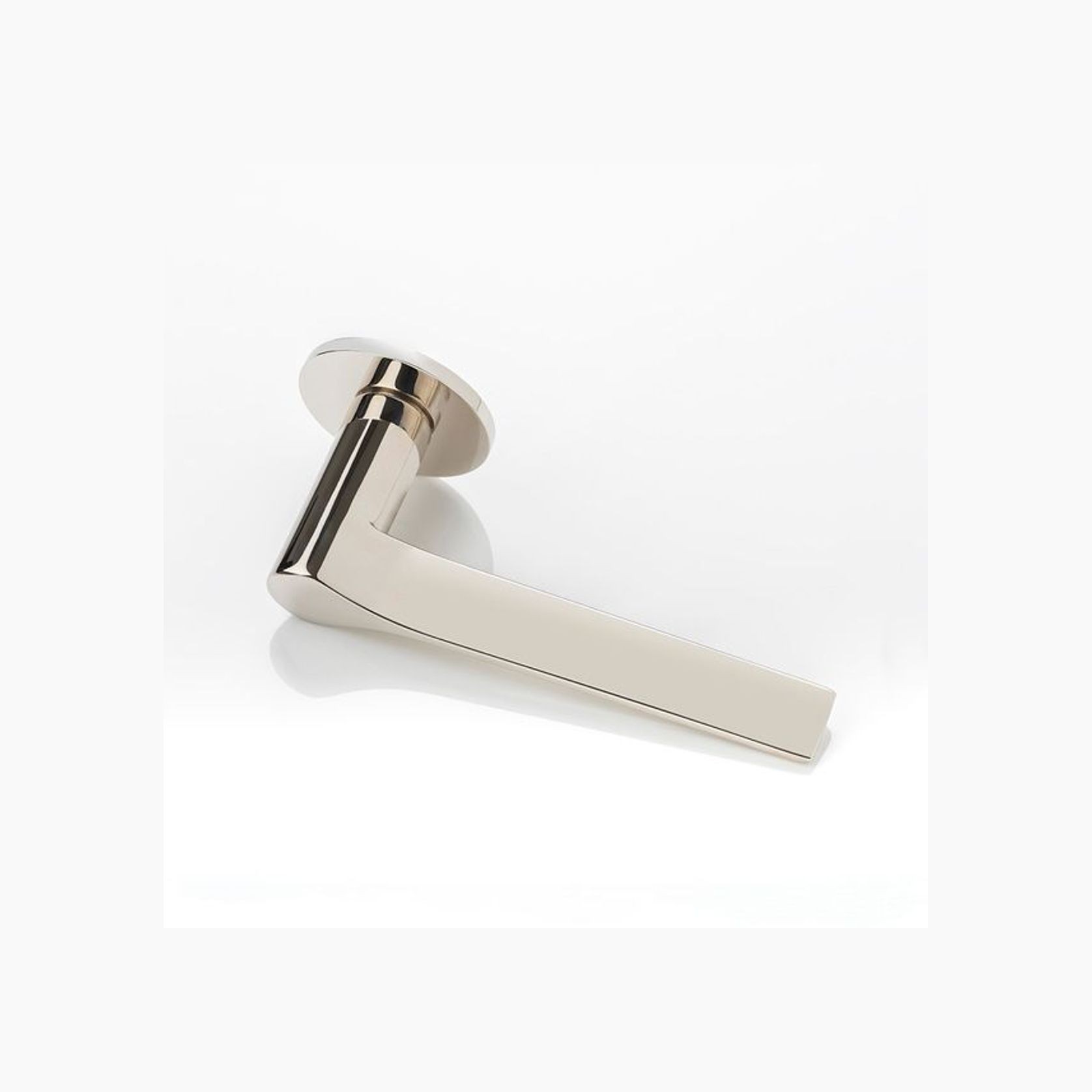 Joseph Giles - Fonteyn Solid Brass Door Lever Handle With Round Rose gallery detail image