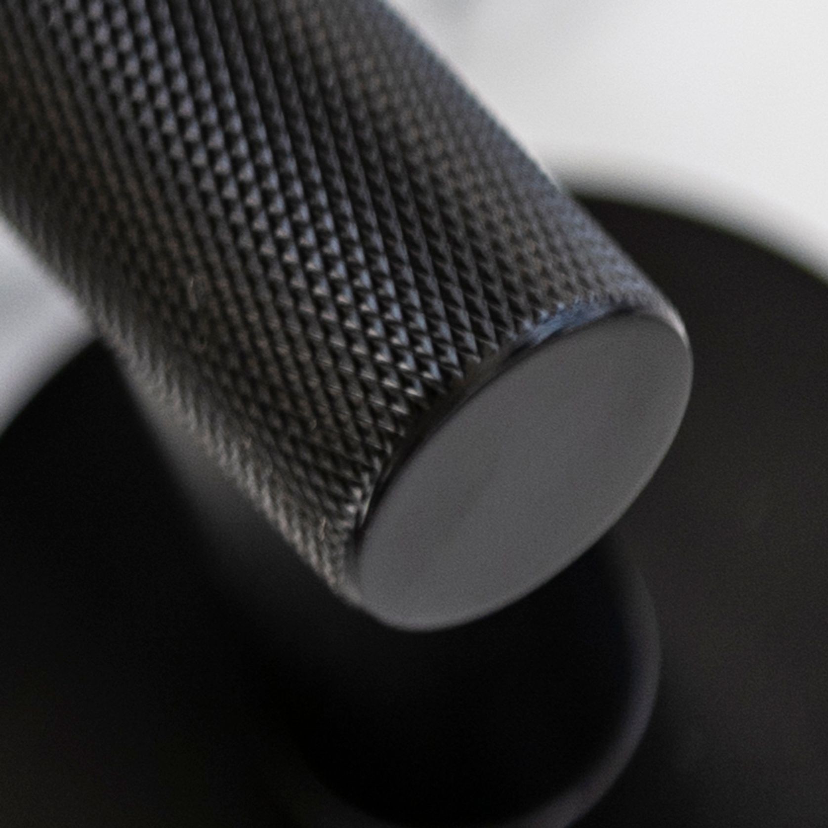 Atelier Door Lever With Latch - Matt Black gallery detail image