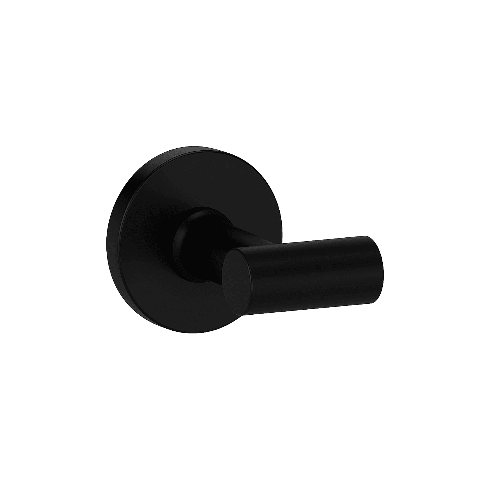 Round Low-Profile Rose in MB finish with Linea Lever gallery detail image