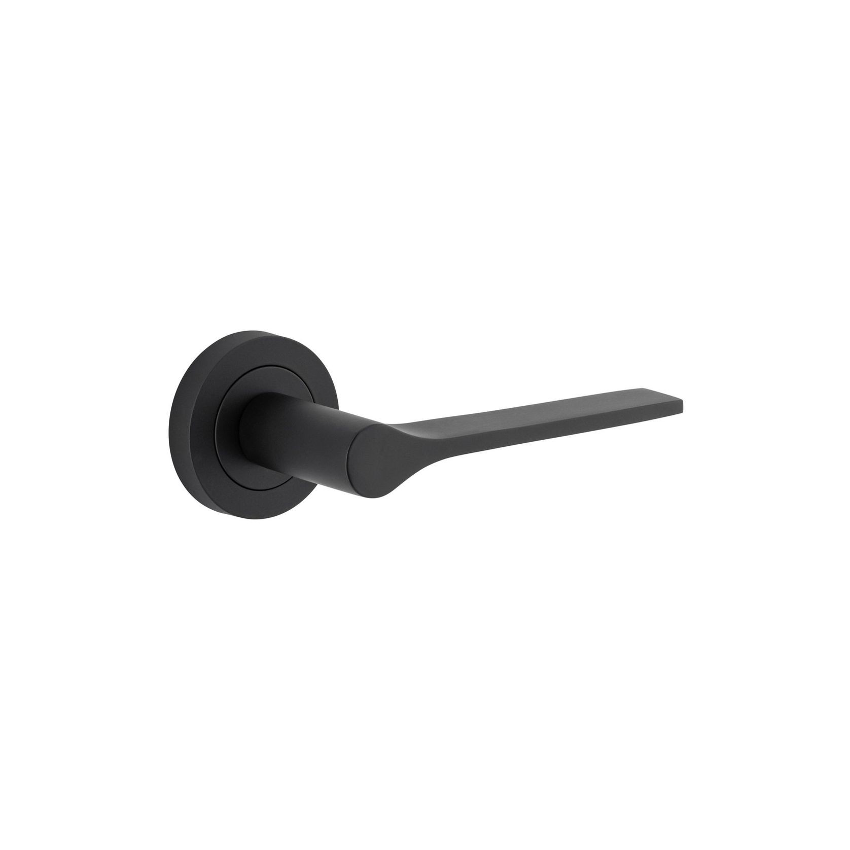 Iver Como Door Lever Handle on Round Rose Passage gallery detail image