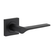 Iver Como Door Lever Handle on Square Rose Passage gallery detail image