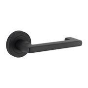 Iver Baltimore Return Door Lever Handle on Round Rose gallery detail image