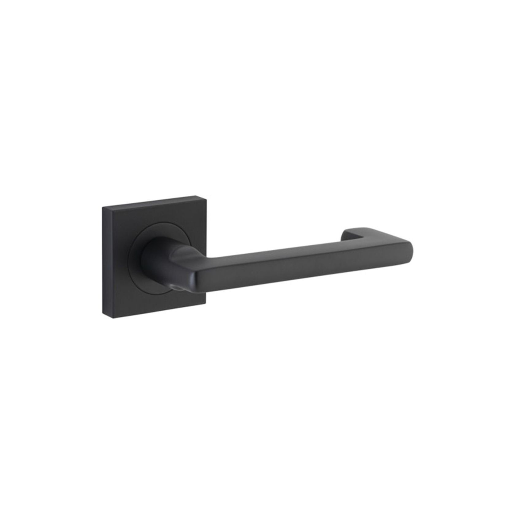 Iver Baltimore Return Door Lever Handle on Square Rose gallery detail image