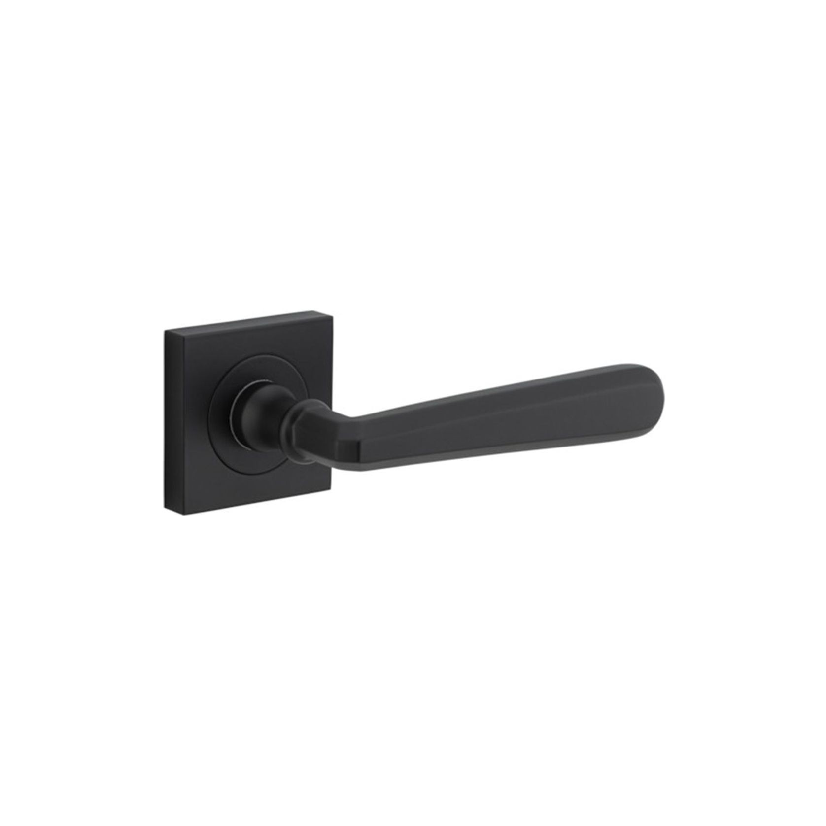Iver Copenhagen Door Lever Handle on Square Rose gallery detail image