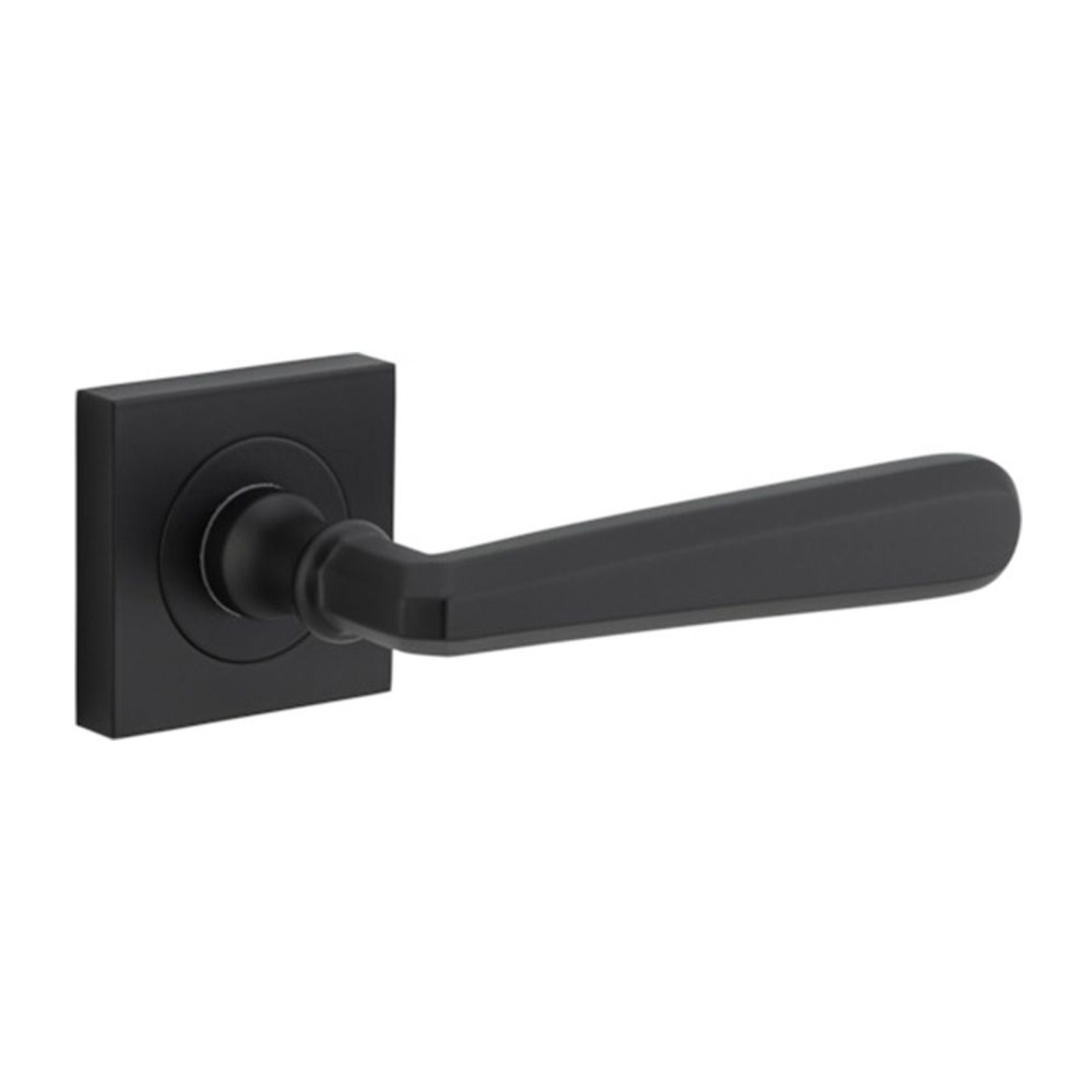 Iver Copenhagen Door Lever Handle on Square Rose gallery detail image