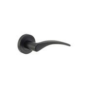 Iver Oxford Door Lever Handle on Round Rose gallery detail image
