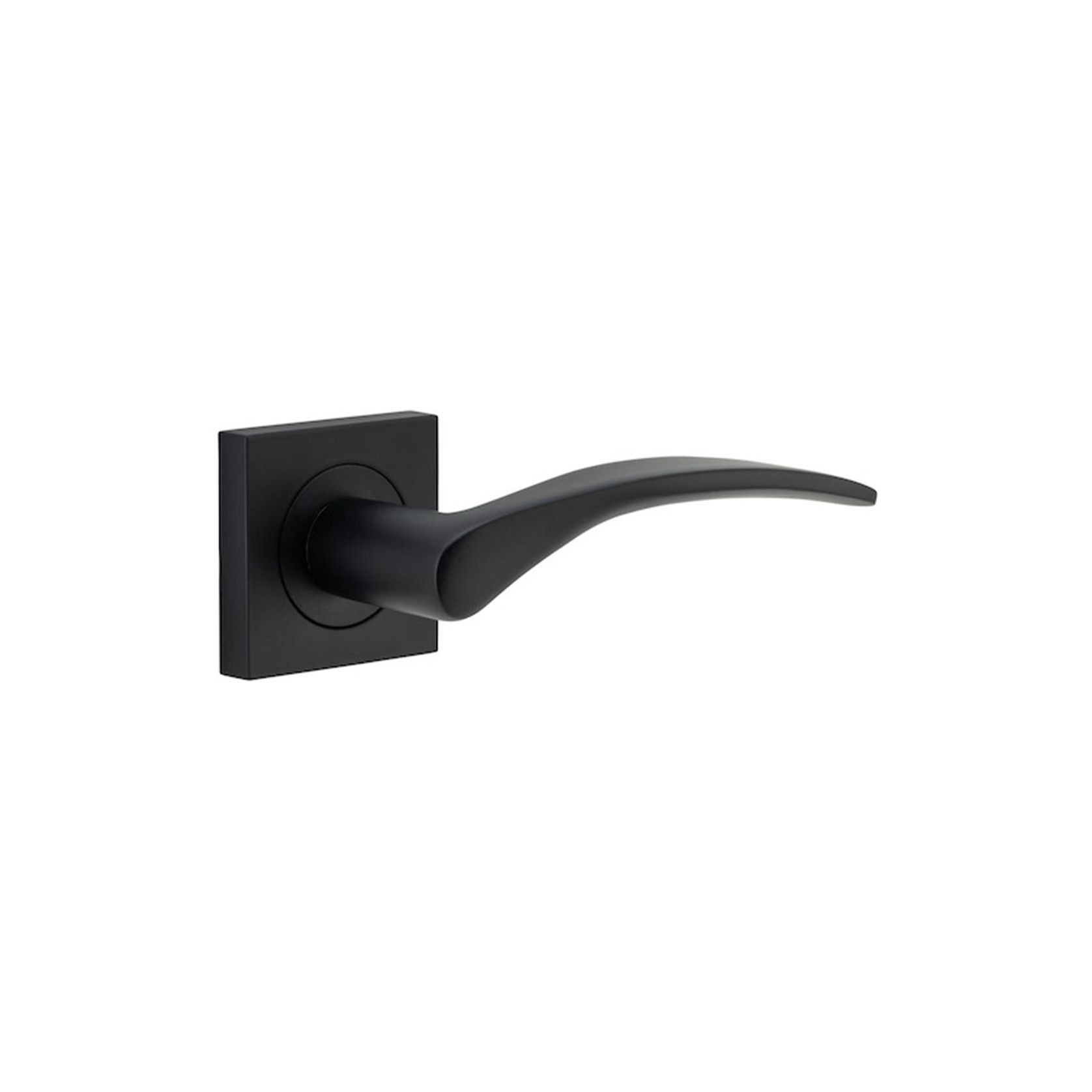 Iver Oxford Door Lever Handle on Square Rose gallery detail image