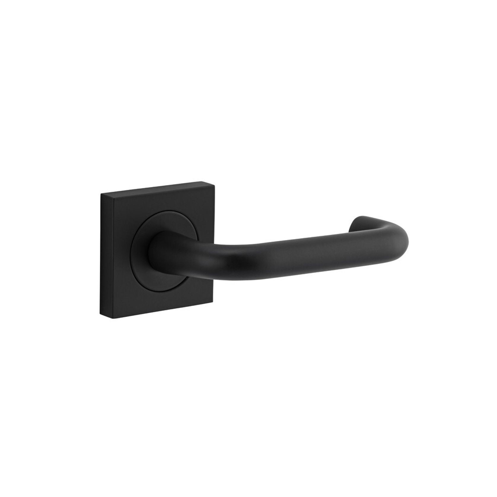 Iver Oslo Square Lever Door Handle on Rose Passage gallery detail image