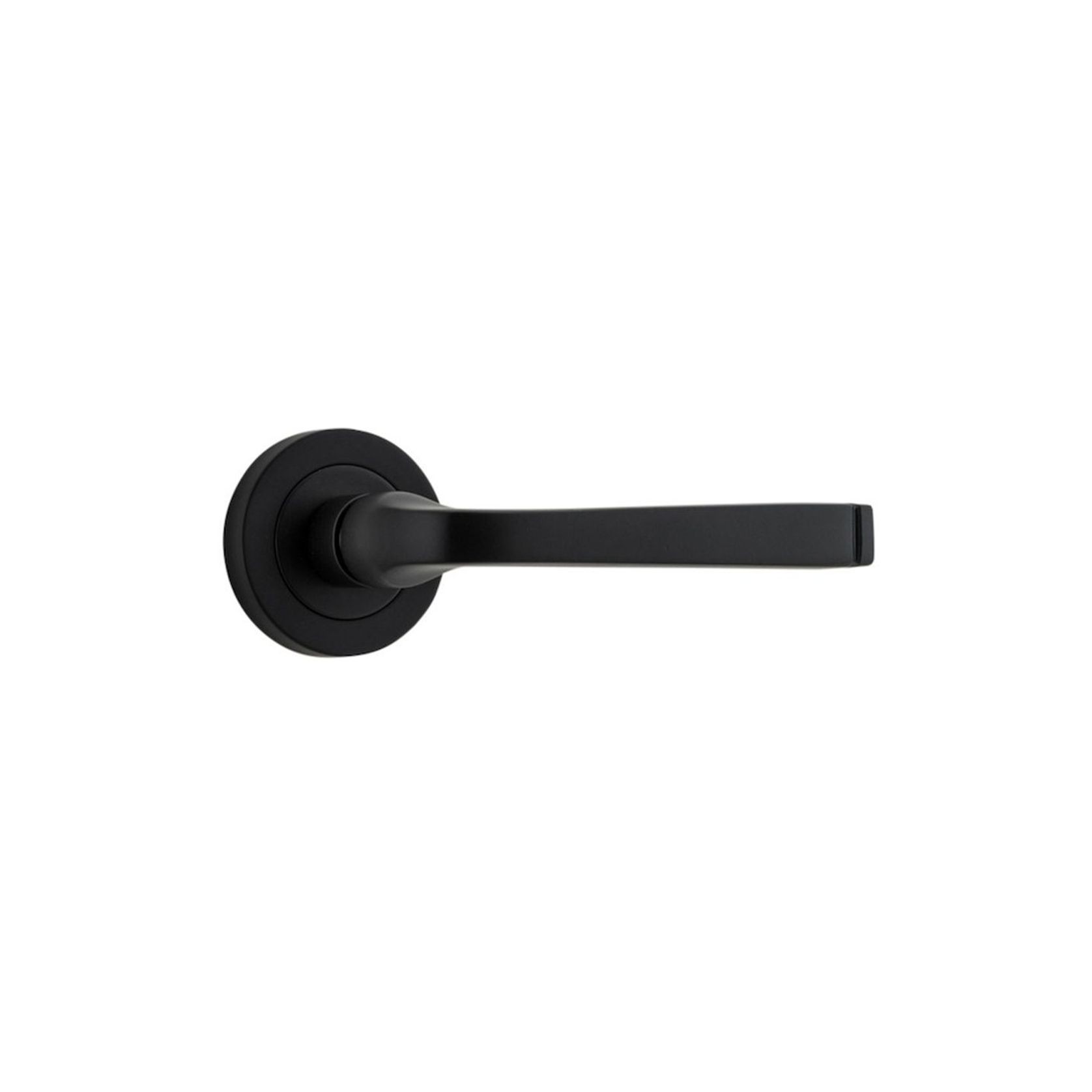 Iver Annecy Door Lever Handle on Round Rose gallery detail image