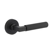Iver Brunswick Door Lever Handle on Round Rose Passage gallery detail image