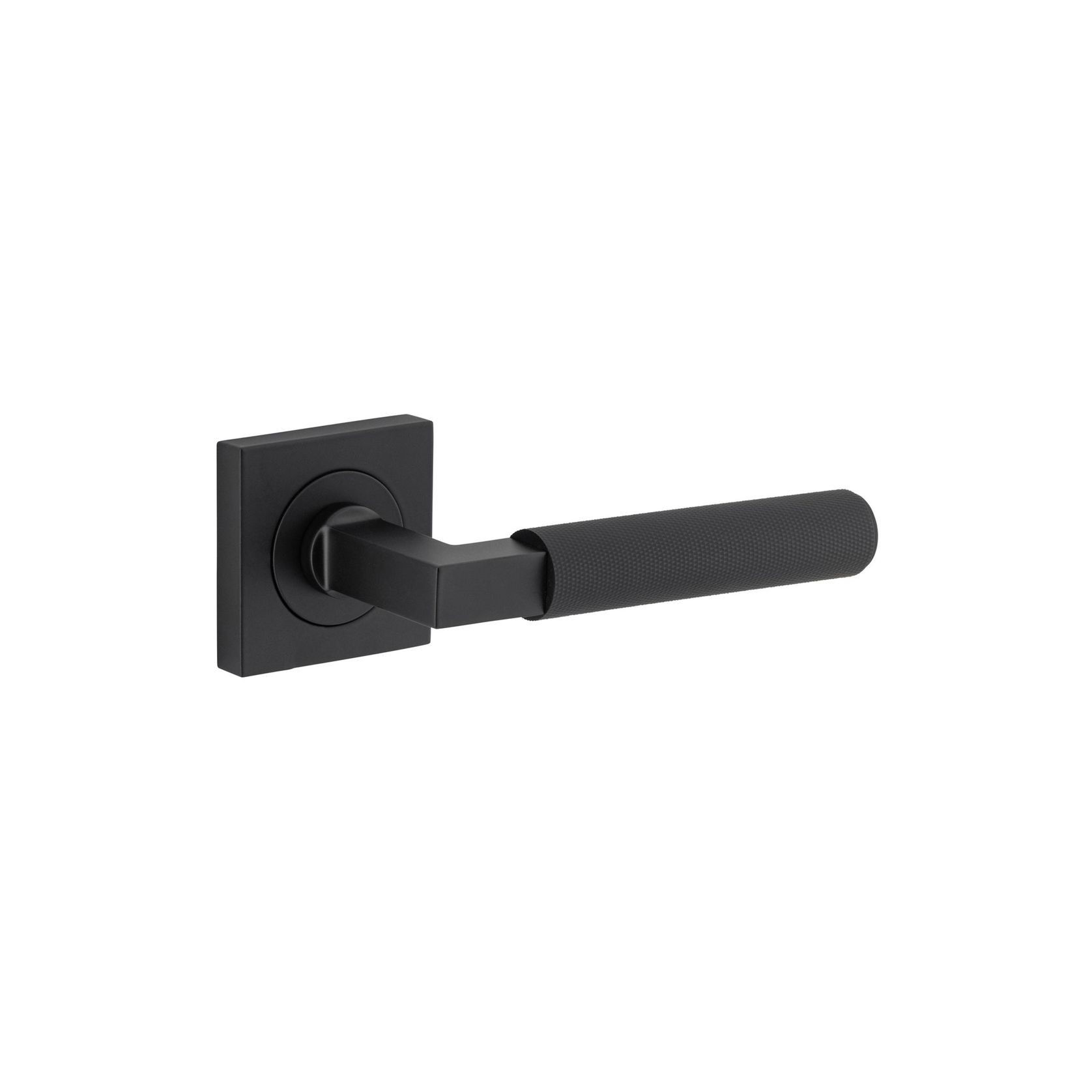 Iver Brunswick Door Lever Handle on Square Rose Passage gallery detail image