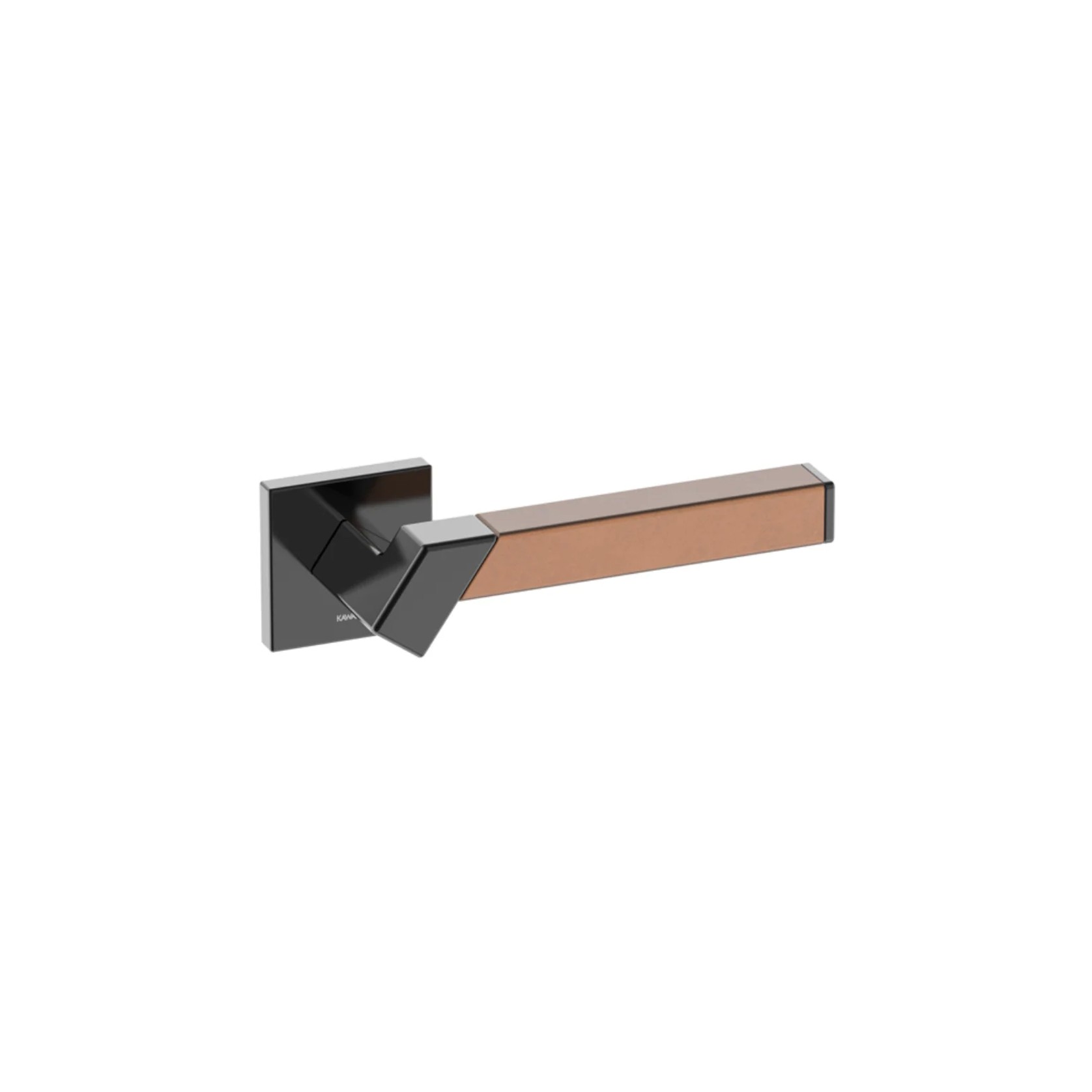 Kawajun Solid Brass and Vertigo Door Leverset TBT gallery detail image