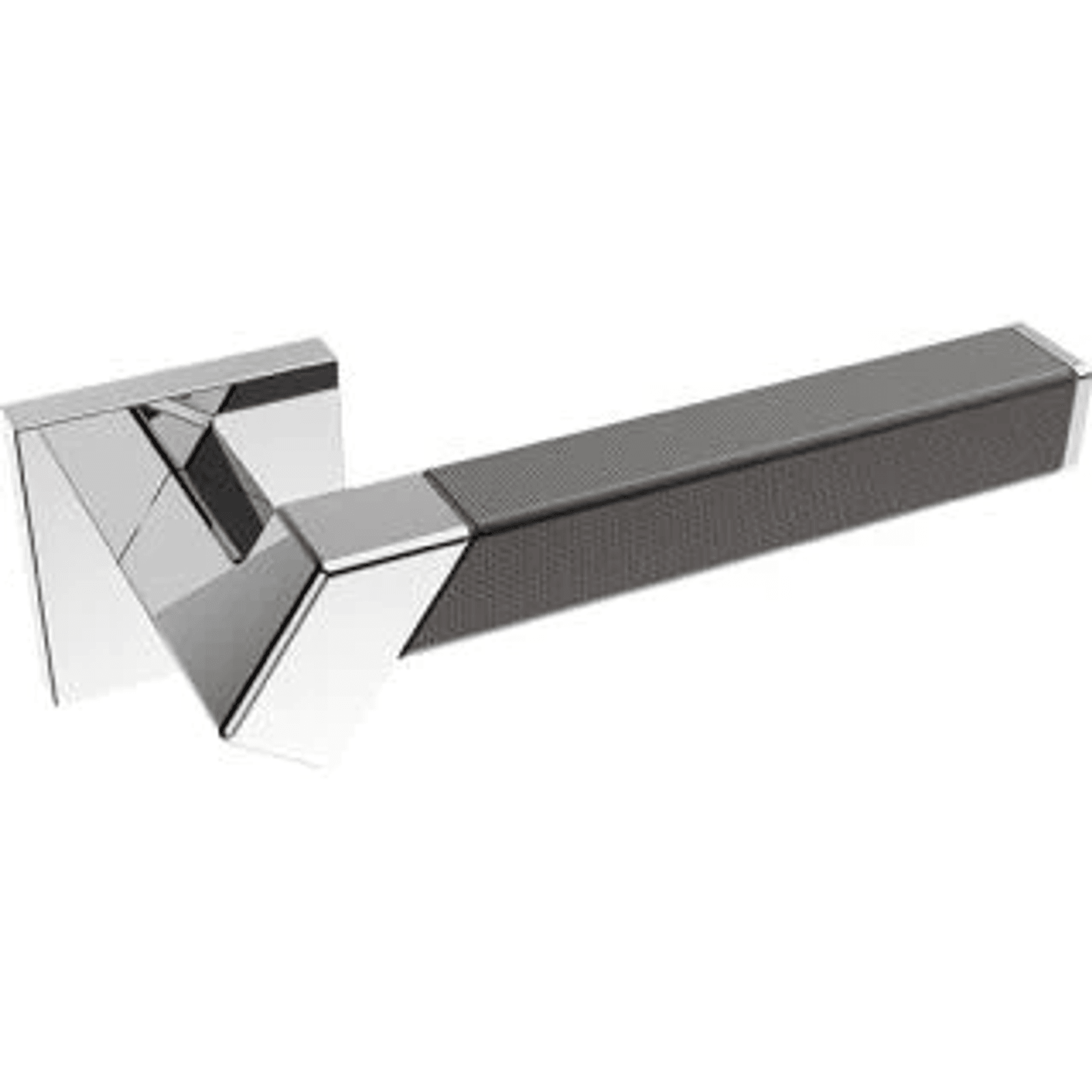 Kawajun Solid Brass and Weave Etched Door Leverset TBT gallery detail image