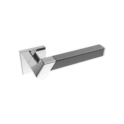 Kawajun Solid Brass and Weave Etched Door Leverset TBT gallery detail image