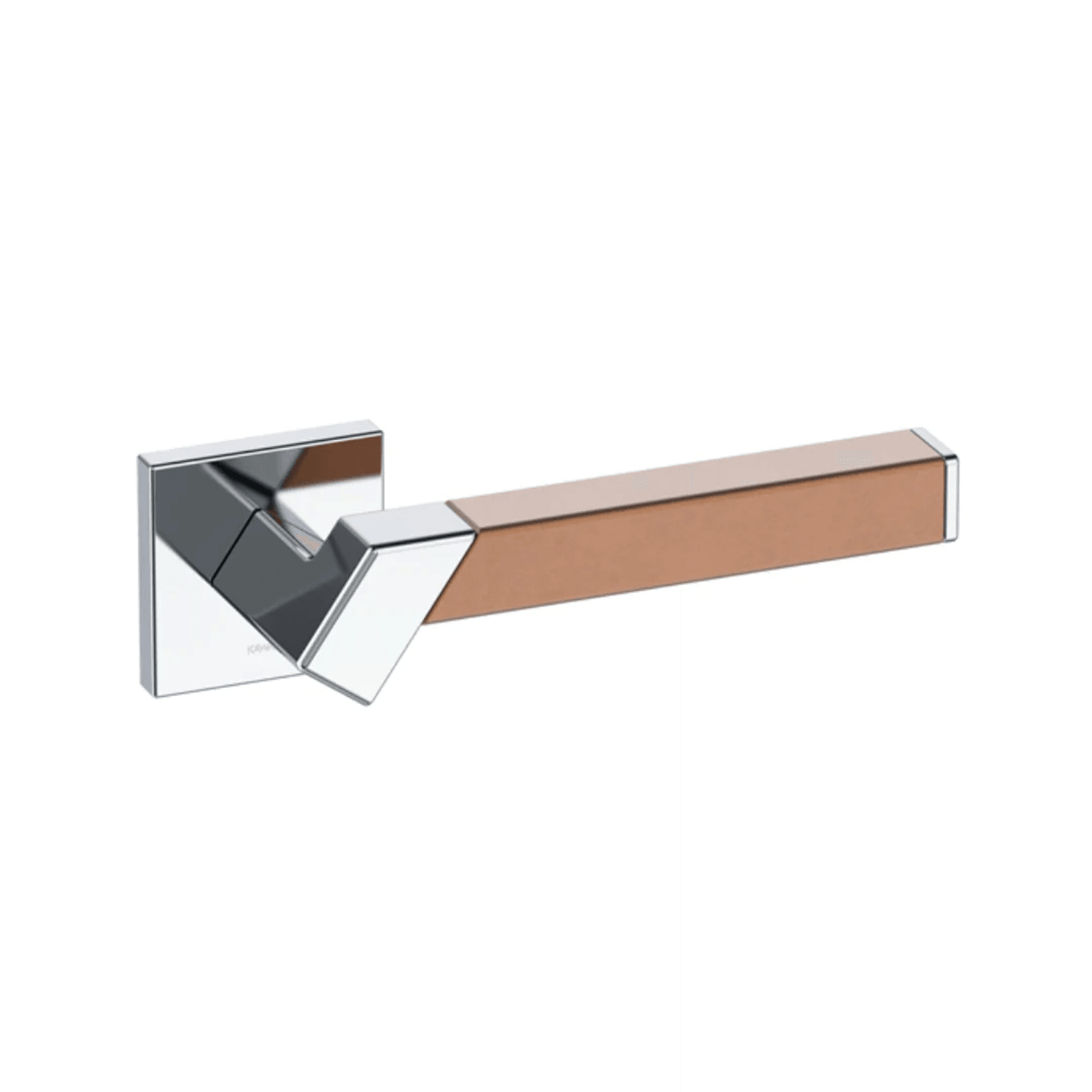 Kawajun Solid Brass and Vertigo Door Leverset TBT gallery detail image