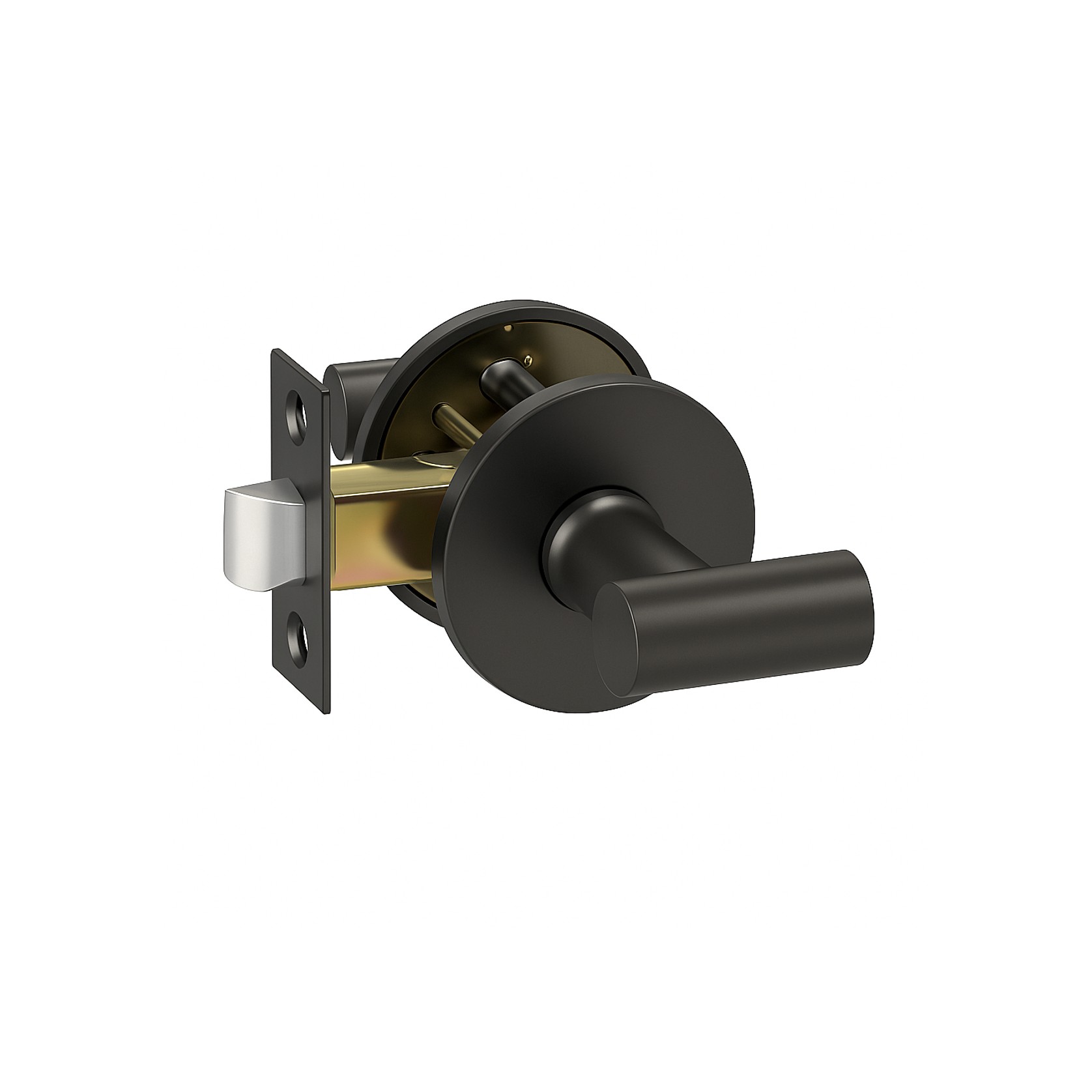 Round Low-Profile Rose in NG finish with Solido Lever gallery detail image