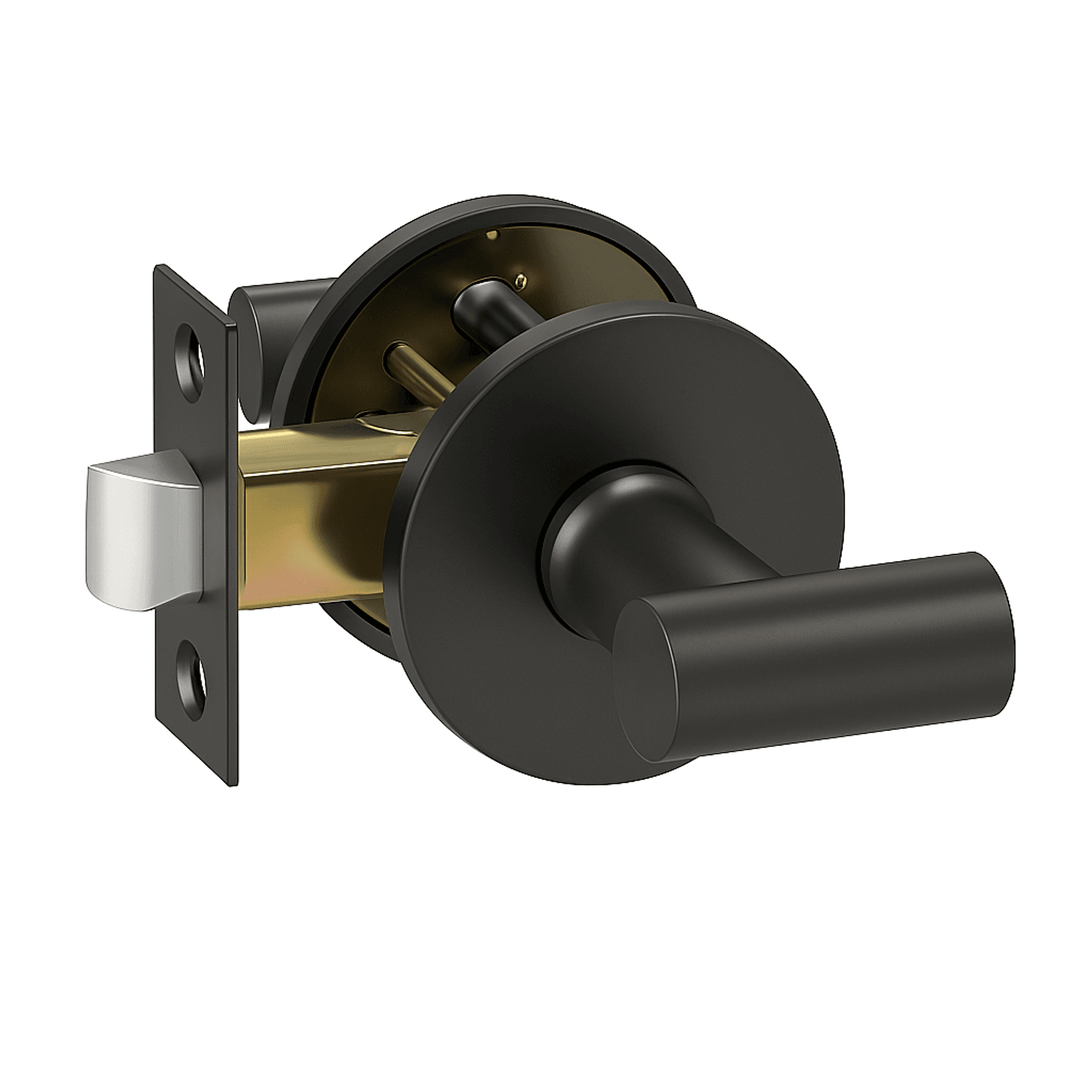 Round Low-Profile Rose in NG finish with Solido Lever gallery detail image