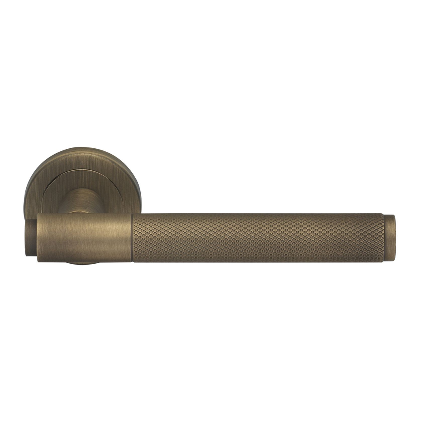 Manital Syntax Knurled Door Lever Passage Set gallery detail image