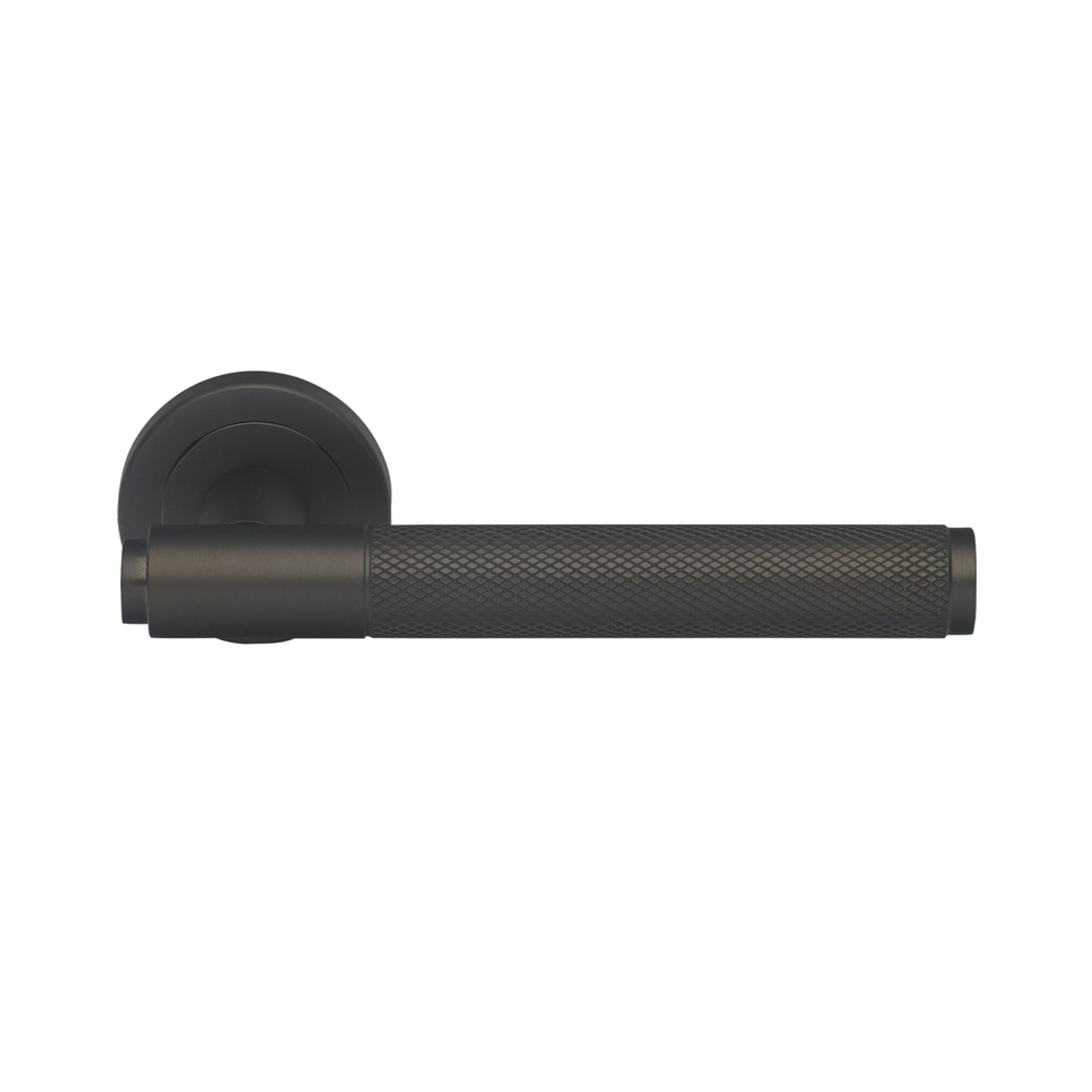 Manital Syntax Knurled Door Lever Passage Set gallery detail image